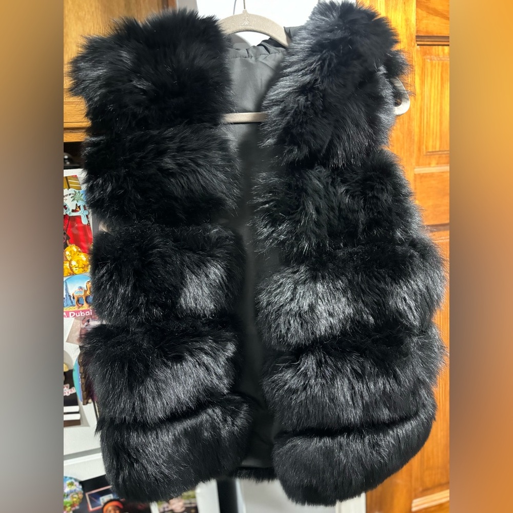 Fox fur vest